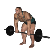 Barbell Row - Bent Over Wide Stance